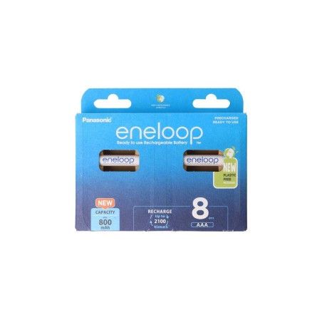 Panasonic eneloop AAA type Batterier til generelt brug (genopladelige) 800mAh 8